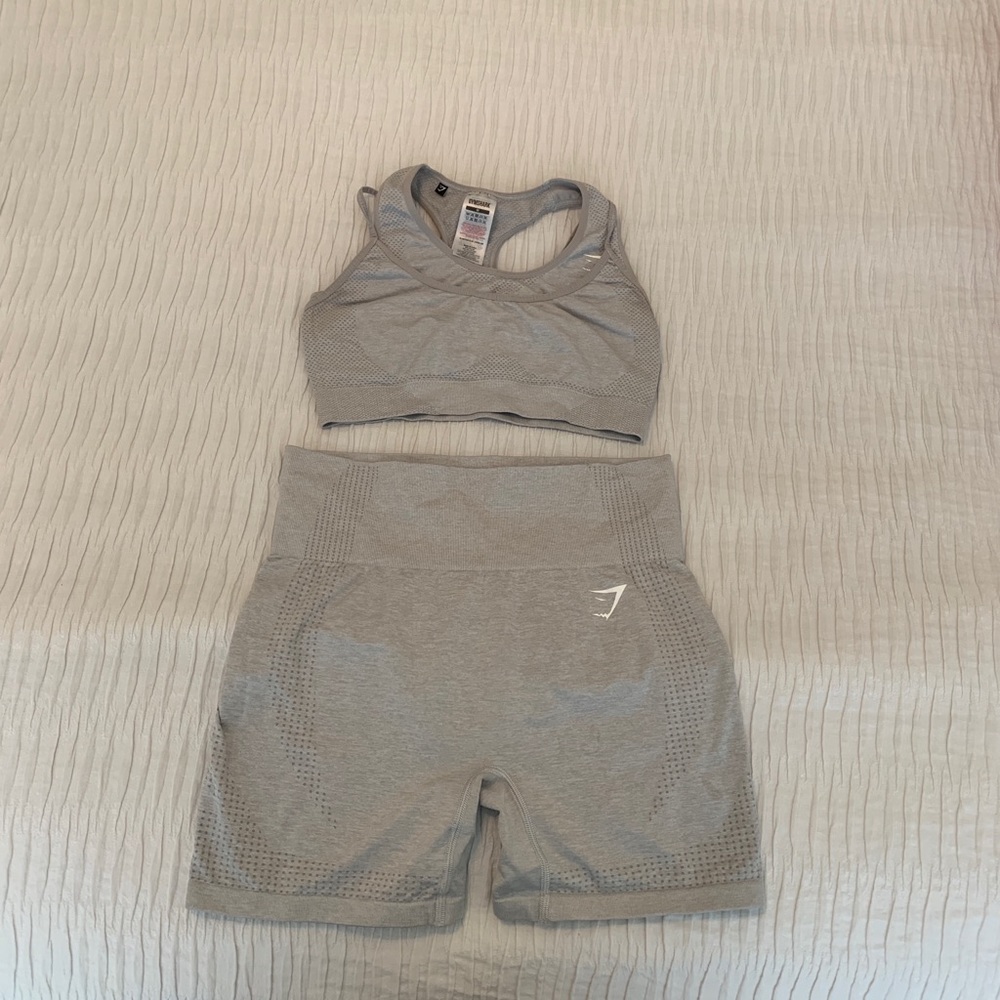 Gymshark Seamless bra and shorts
